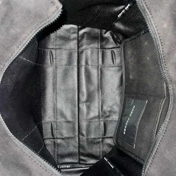 Marc Jacobs Black Canvas Tote Bag Large - Picture 5 of 8